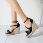 Women Peep Toe Butterfly-knot  Wedge Sandals