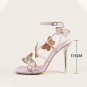 Butterfly Narrow Band Buckle Sandals