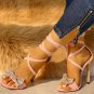 Ladies Bowtie Gladiator High Heels