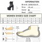 Women Platform Chunky Heel Chain Punk Ankle Boots