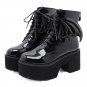 Angel Wing Punk Ankle Boots