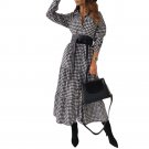 Women Turn-down Collar Shirt Dress
