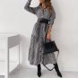 Women Turn-down Collar Shirt Dress