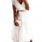 Women Ruffle With Belt Elegant Dress