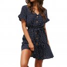Ruffles Polka Dot Sleeveless Dress