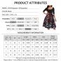 Elegant Women Square Collar Midi Dress Half Sleeve