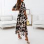 Summer Dress Short Sleeve Midi Dress Ladies