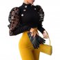 Elegant Women Polka Dot Casual Knit Top