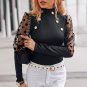 Elegant Women Polka Dot Casual Knit Top