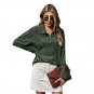Women Lapel Sweatshirt