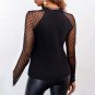 Women Sequin Solid Color Top