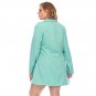 Women Blazer And Shorts Two Piece Set Turn-down Collar Suit Jacket