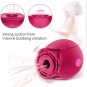 Rose Vibrator Vagina Sucking Vibrator Oral Licking Clitoris Stimulation Sex Toys for Women