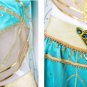 Women's Dress Aladdin Princess Jasmine Blue Outfit Cosplay Costume For Party