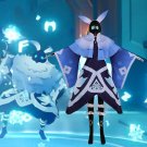 Customized Game Genshin Impact Female Cosplay Costume Ice Uniform Halloween Party Outfit Game Suit