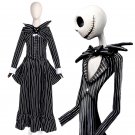 Movie The Nightmare Before Christmas Jack Skellington Cosplay Costumes Outfits Carnival Xmas Clothes