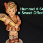 Hummel âA Sweet Offering" #549/3/0 TMK 7
