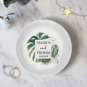Custom name gift, Anniversary, Birthday, tropical flowers, Trinket tray