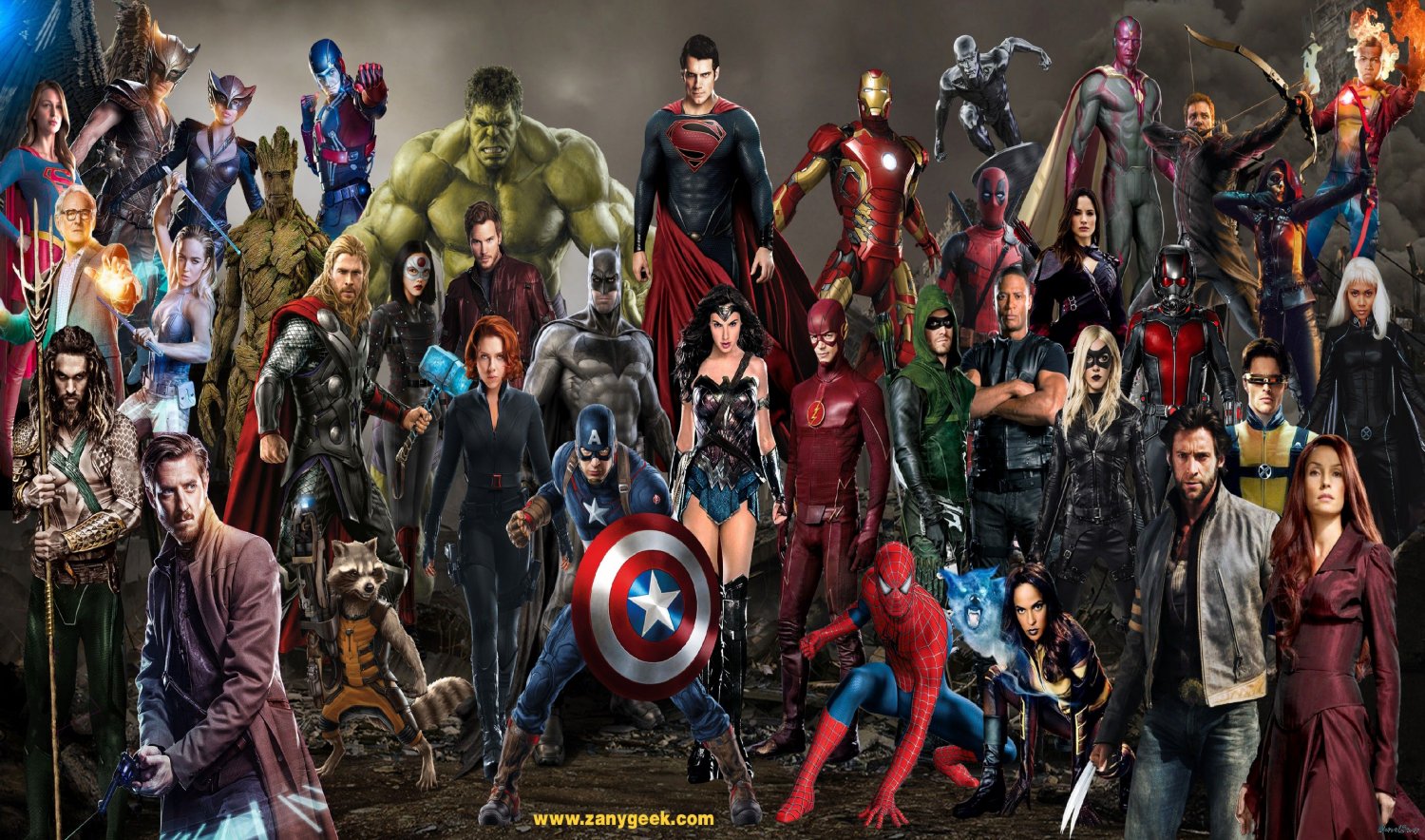 Marvel Vs Dc D Poster 13x19 inches