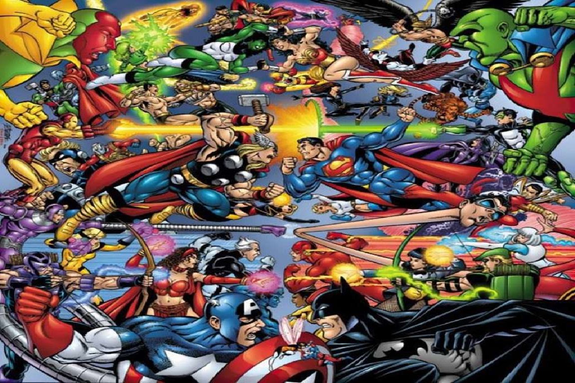 Marvel Vs Dc D Poster 13x19 inches