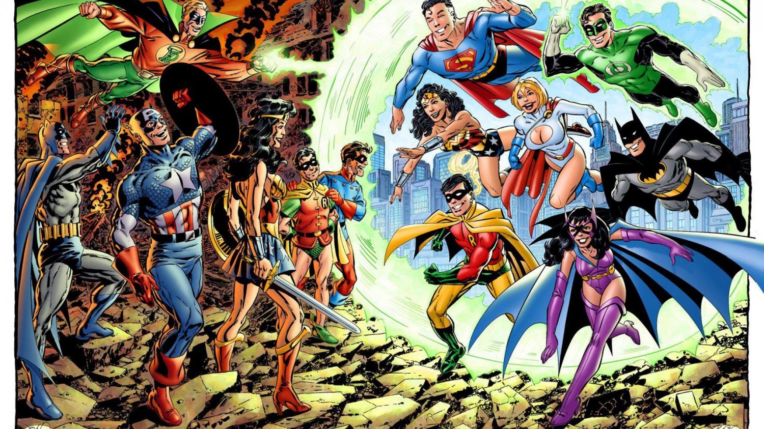 Marvel Vs Dc  Poster 13x19 inches