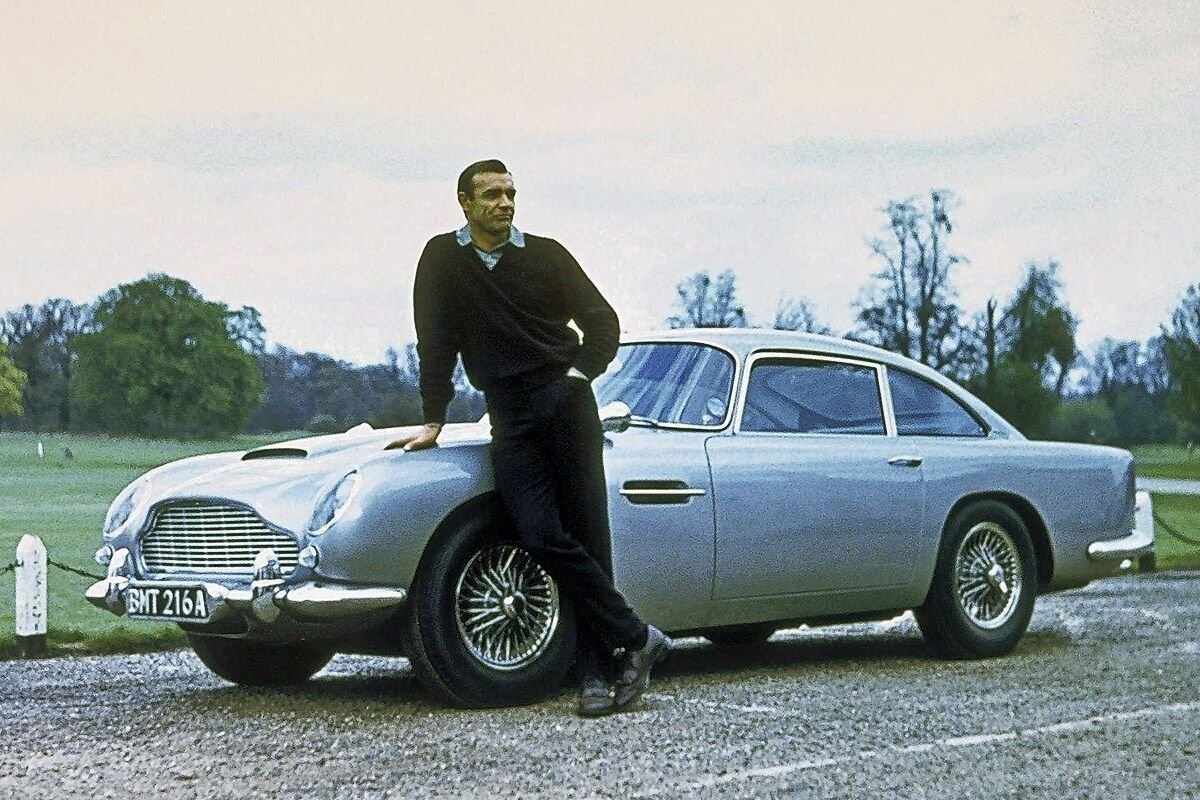 Aston Martin db James Bond Car Movie Poster 13x19