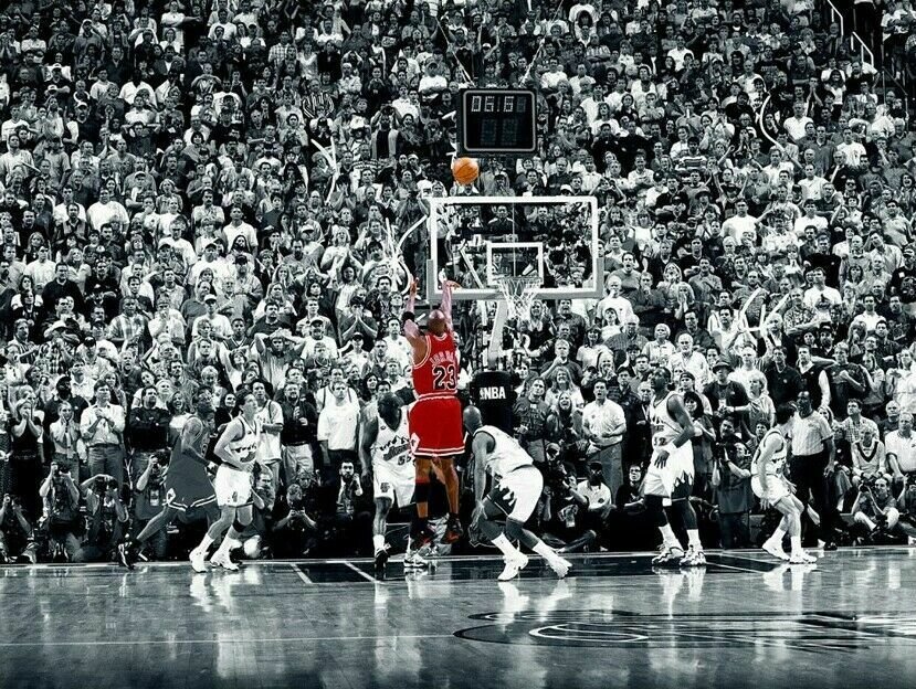 Michael Jordan Last Shot Poster 13x19 inches