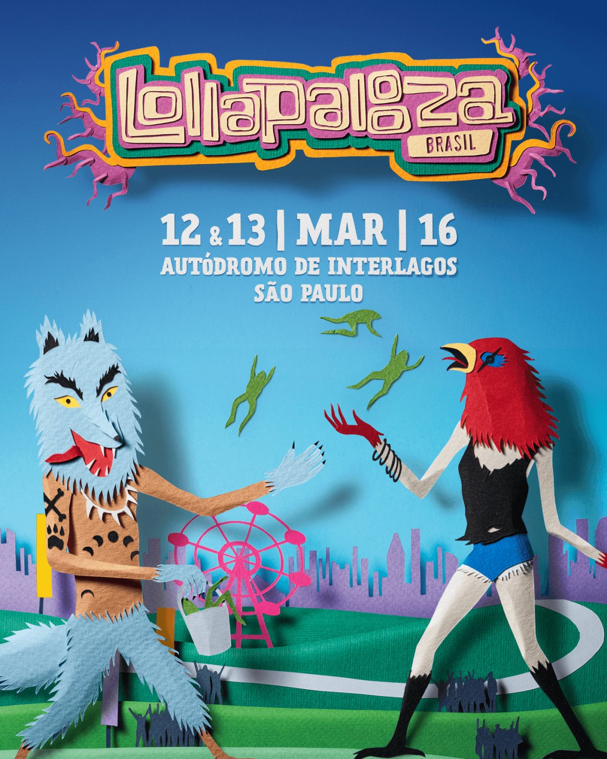 Lollapalooza Poster 13x19 E