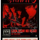 PUNK Rock : The Cramps at Graffiti Club Concert Poster 1992 13x19 inches