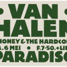Van Halen at The Paradiso in Amsterdam Concert Poster Circa 1978 13x19 inches