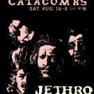 Jethro Tull at The Catacombs in Houston Texas Concert Poster 1969 13x19 inches