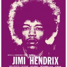 Jimi Hendrix at Fort Worth Texas Concert Poster 1969 13x19 inches