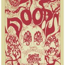 Jim Morrison & The Doors at Santa Monica Concert Poster 1967 13x19 inches