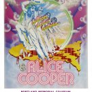 1970's Rock Billion Dollar Babies: Alice Cooper at Portland Concert Poster 1973 13x19 inches