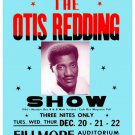 Otis Redding at Fillmore Auditorium S.F. Concert Poster 1967 13x19 inches
