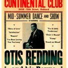 Otis Redding at Continental Club Oakland Concert Poster 1967 13x19 inches