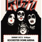 Kiss at Rochester Dome Concert Poster 1975 13x19 inches