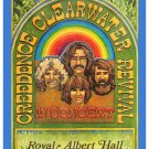 Creedence Clearwater at Royal Albert Hall UK Concert Poster 1970 13x19 inches