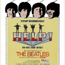 1960's The Beatles Help! Promotional Window Card 13x19 inches