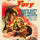 Desert Fury Burt Lancaster & Lizabeth Scott Movie Poster 1947 13x19 inches