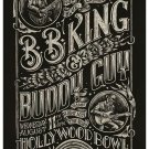 BB King & Buddy Guy at Hollywood Concert Poster 2010 13x19 inches