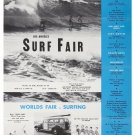 Brian Wilson & The Beach Boys at Surf Fair in Santa Monica Poster 1963 13x19 inches