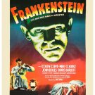 Frankenstein Classic Horror Movie Poster re-release 1947 13x19 inches