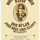 Rolling Thunder Revue: Bob Dylan & Others Concert Poster 1975 13x19 inches