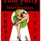 Tom Petty & Heartbreakers Santa Monica Civic NYE Poster 1978 13x19 inches