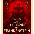 The Bride of Frankenstein Advance Movie Poster 1935 13x19 inches