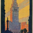 1930 Cleveland, Ohio Poster by Leslie Ragan 13x19 inches