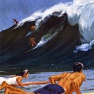 Hawaiian Surfing Poster 13x19 inches