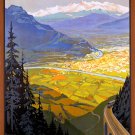 1930s Grenoble Poster by Roger Broders 13x19 inches