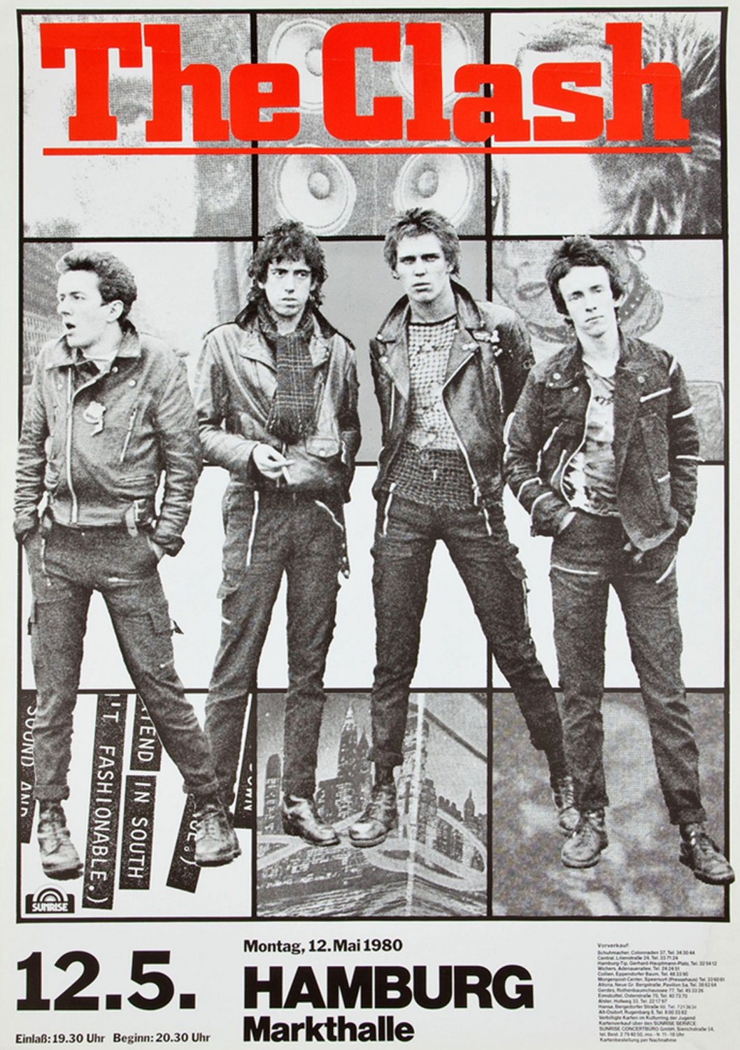 The Clash Band Music Poster 13x19 inches